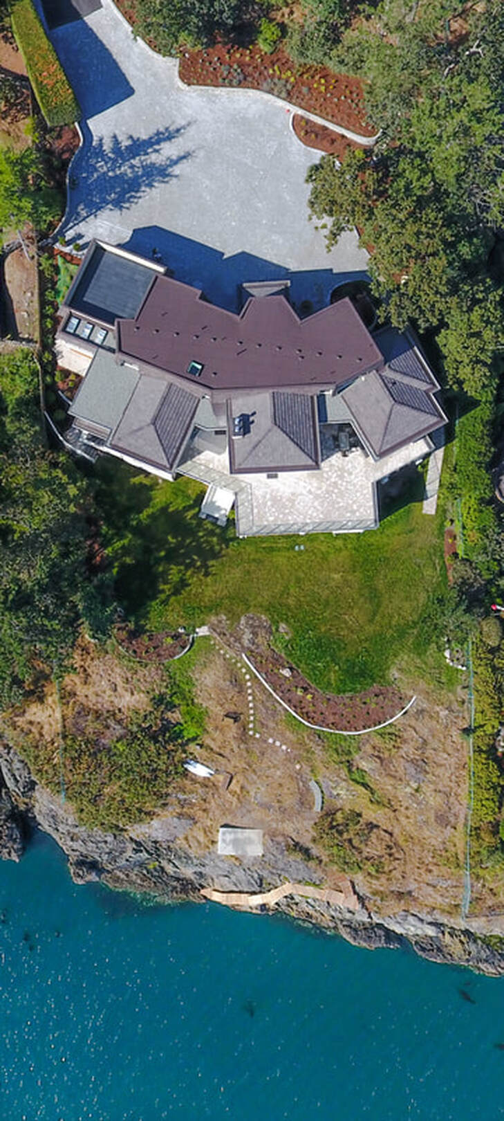 drone, over head, fly, plane, house, houses, custom, home, homes, drive way, view, Picture